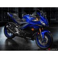 LUIMOTO DIAMOND Rider Seat Covers for the YAMAHA YZF-R3 (15-24), YZF-R25 (14-20), and MT-03 (20-23)